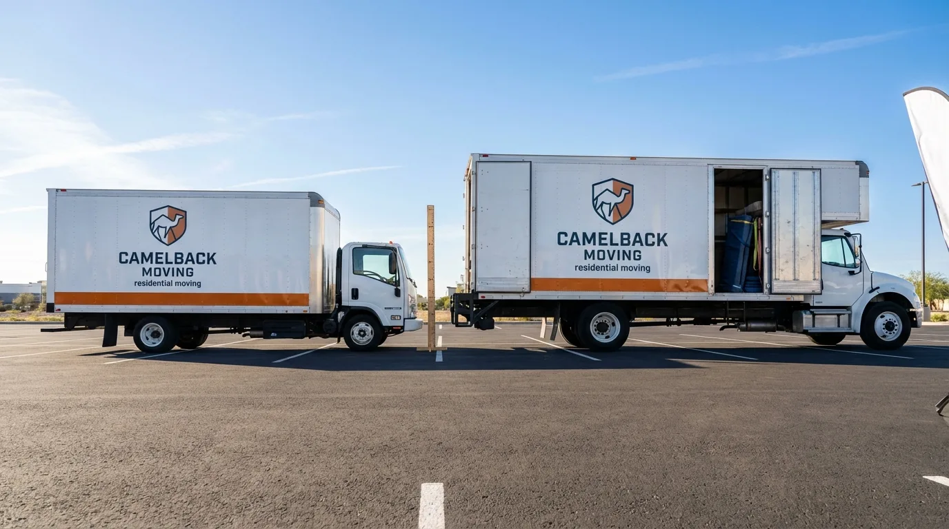 Moving truck size capacity guide in Nortonville